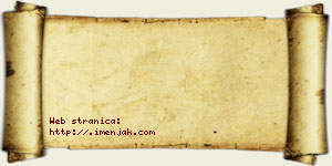 Anica Srećković vizit kartica